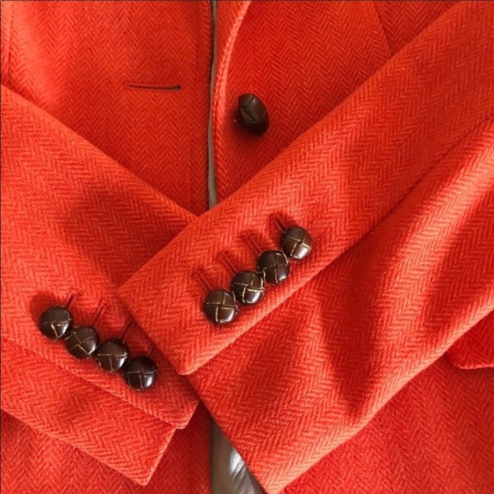 J. Crew Orange Wool Blazer sz. 6
